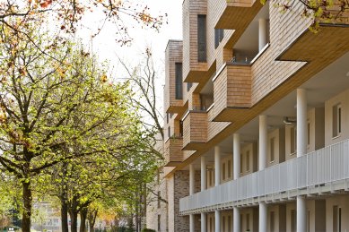 Ateliér blauraum a nástavby bytových domů Treehouses Babelallee v Hamburku - Oproti původním představám investora nakonec padlo rozhodnutí ve prospěch nástaveb, tedy zvýšení objektů o dvě poschodí. - foto: Fermacell