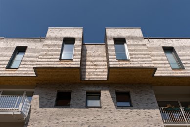 Atelier blauraum and the extensions of residential buildings Treehouses Babelallee in Hamburg - To approve the wooden facade, a special statement was needed, including fire resistance tests. - foto: Fermacell