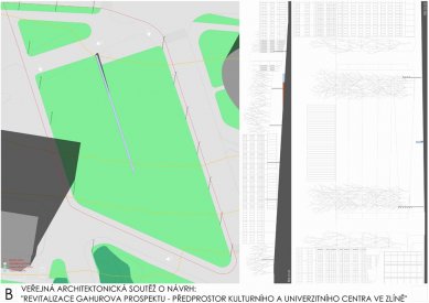 Revitalizace Gahurova prospektu – výsledky soutěže - odměna - foto: Ing. arch. Pavel Chládek , MgA. Pavel Hošek