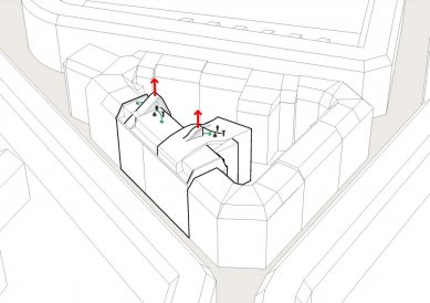 Střešní nástavba Birkegade v Kodani od JDS - foto: JDS Architects