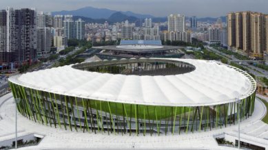 Stadiony letní světové univerziády v Shenzhen od gmp - Bao'an Stadion - foto: Christian Gahl