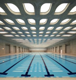 Completion of the swimming center in London by Zaha Hadid - foto: Hufton + Crow, London