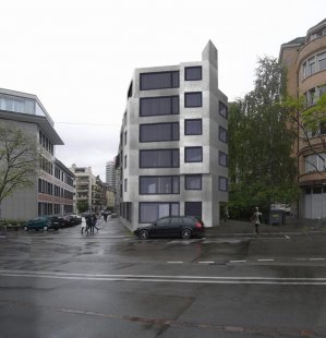 Bytový dům na Röntgenstrasse v Curychu od AFGH a XPACE - Vizualizace - foto: XPACE architektur + städtebau