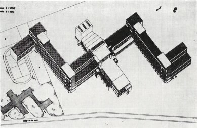 K 105. výročí narození českého architekta Václava Zralého - Návrh na chlapeckou a dívčí školu: diplomní projekt na Bauhausu, konzultant Ludwig Mies van der Rohe, 1931