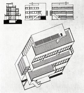 K 105. výročí narození českého architekta Václava Zralého - Návrh na rodinný dům ředitele školy na Moravě, asi 1932-33