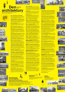 Ve třiceti městech proběhne oslava architektury - Plakát - foto: Občanské sdružení KRUH