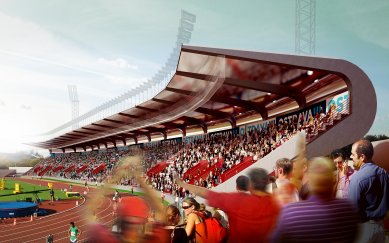 Renovace Městského stadionu v Ostravě-Vítkovicích začne v květnu - foto: PROJEKTSTUDIO EUCZ, s.r.o 