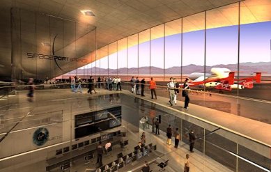 Terminal for space flights in New Mexico by Norman Foster - Visualization - foto: Foster + Partners