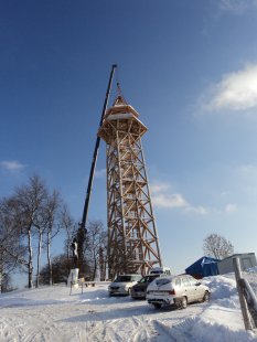 Nová rozhledna Bohdanka v obci Bohdaneč 