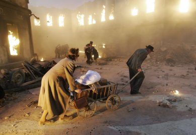 Thanks to their fire resistance, FERMACELL materials were cast in one of the main roles of the German war epic about the bombing of Dresden