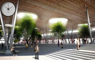 Mladí architekti navrhli novou podobu brněnského nádraží v centru - foto: Chybík + Krištof AA a Jan Vrbka