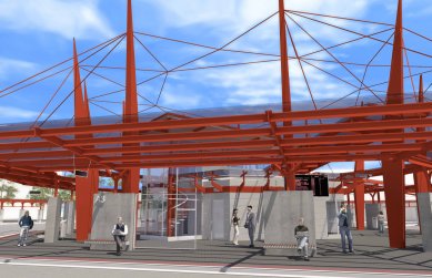V Chebu začala stavba dopravního terminálu za 117 milionů Kč - foto: Sdružení Terminál