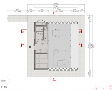 Studenti ČVUT ve finále světové soutěže Solar Decathlon - Půdorys