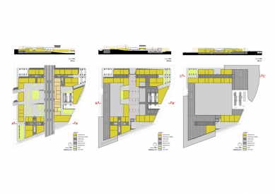 Central Station Liberec - Přestavba území vlakového nádraží v Liberci - Půdorysy a řezy - foto: Václav Hájek