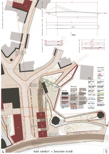 Malé náměstí v Železném Brodě - výsledky soutěže - 2. cena (70 tis. Kč): Atelier Urbi s.r.o.