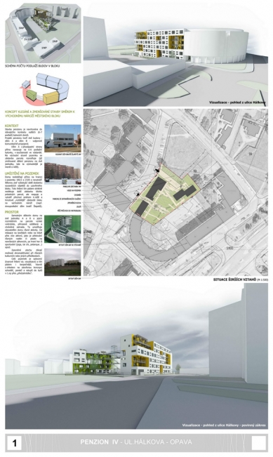 Pension for Seniors in Opava - selection of unappreciated projects - Competition Proposal No. 92 - foto: kolektiv RH-ARCH