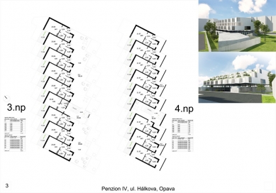 Penzion pro seniory v Opavě - výběr neoceněných projektů - Soutěžní návrh č.104 - foto: Szymon Rozwalka, Petr Jakšík, Jakub Kopec / C+HO_aR architects