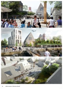 Malé náměstí v Železném Brodě - výběr neoceněných projektů - 1.kolo - Fandament Architects