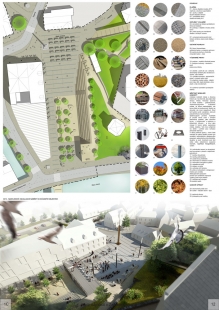 <translate>Small Square in Železný Brod - selection of unawarded projects</translate> - 2nd round - Fandament Architects