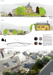 <translate>Small Square in Železný Brod - selection of unawarded projects</translate> - 2nd round - Fandament Architects