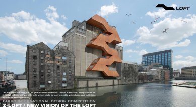 Mezinárodní soutěž pro architekty NEW VISION OF THE LOFT - 3rd prize: Liliana Krzycka, Rafał Pieszko (Ireland)
