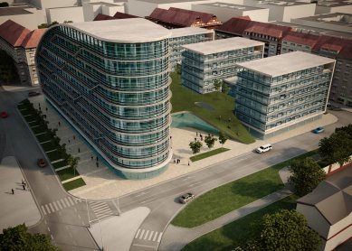 PPF Real Estate will start building the Argentine Star in Prague 7 this year - foto: CMC architects