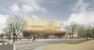 Zahájení stavby Muzea afroamerické kultury ve Washingtonu od Davida Adjaye - foto: Freelon Adjaye Bond/SmithGroup 