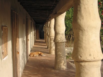 House of the impluvium, multi-storey house and architectural forms in&nbspCasamance - Object 8: VILLAGE CAMP, multi-story building - foto: Pavel Nasadil, 2012