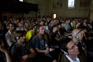 To the lecture of Eduardo Souto de Moura at the Bethlehem Chapel - foto: © Jiří Straka, 2012