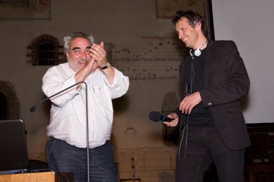 To the lecture of Eduardo Souto de Moura at the Bethlehem Chapel - foto: © Jiří Straka, 2012