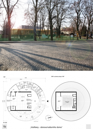 Revitalization of the cultural center in Vodňany - selection of unawarded projects - foto: H3T Architekti - Vít Šimek