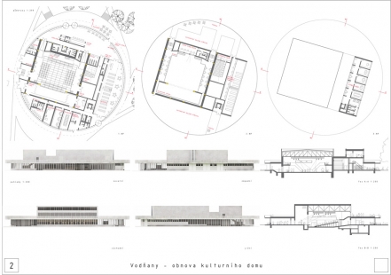 Revitalization of the cultural center in Vodňany - selection of unawarded projects - foto: Martin Prokš, Marek Přikryl, Tomáš Kalhous