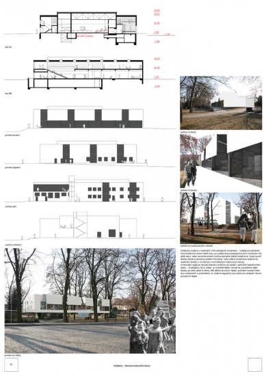 Revitalizace kulturního domu ve Vodňanech - výběr neoceněných projektů - foto: Ján Studený, Maroš Bátora, Marián Pocuch