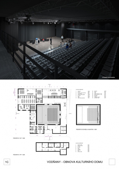 Revitalizace kulturního domu ve Vodňanech - výběr neoceněných projektů - foto: Ing.arch. Marek Blank, Ing.arch. Petr Dolejší