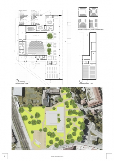 Revitalizace kulturního domu ve Vodňanech - výběr neoceněných projektů - foto: Ing.arch. David Novák, Ing.arch.Matej Ruščák, Ing. Dušan Štětina, PhD.