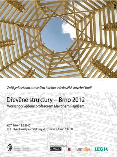 Pozvánka na workshop Dřevěné struktury - Brno 2012 - foto: SOFA