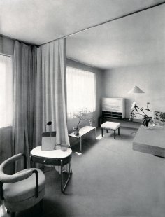 Ve Vídni začala výstava o sídlišti Werkbundsiedlung - Ložnice v domě 45 - Jacques Groag, 1932 - foto: Julius Scherb