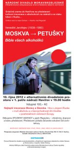 Divadelní představení Moskva - Petušky v havířovské nádražní budově