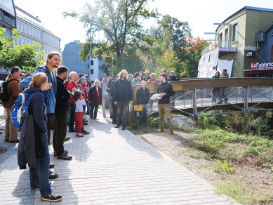 Procházka Libercem podél Jizerského potoka - Začátek na malém městském náměstíčku... - foto: Jana Hlavová