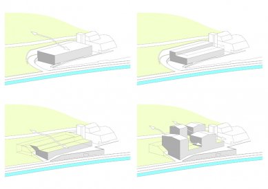 Rekonstrukce a dostavba obchodního střediska Sněžka v Peci pod Sněžkou - První místo - Opočenský Valouch architekti