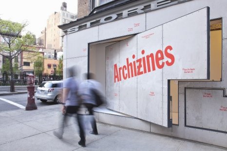 Výstava ARCHIZINES Bratislava - ARCHIZINES in NEW YORK, výstava ARCHIZINES v New Yorku v galérií Storefront for Art and Architecture, foto: Naho Kubota 