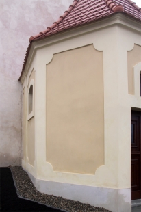 Obnova kaple sv. Ludmily a Marty na Přední Kopanině - Obnova fasády - foto: Patrik Líbal, 2012
