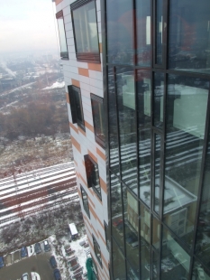 Excursion to the construction of AZ Tower, the tallest building in the Czech Republic - foto: Iveta Kolláríková