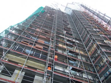 Excursion to the construction of AZ Tower, the tallest building in the Czech Republic - foto: Iveta Kolláríková