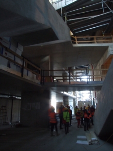 Excursion to the construction of AZ Tower, the tallest building in the Czech Republic - foto: Iveta Kolláríková