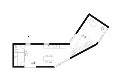 House Alta in Stockholm by Johannes Norlander - Půdorys přízemí - foto: Norlander Projekt AB