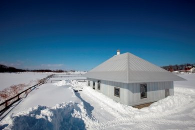 Experimentální dům Même na Hokkaidō od Kengo Kuma - foto: Courtesy of Kengo Kuma & Associates 