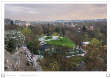 Rekonstrukce pavilonu velkých savců na pavilon Amazonie - výsledky soutěže - Odměna - foto: PROJEKTIL ARCHITEKTI s. r. o.  