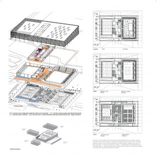 Architektonická soutěž na Centrum halových sportů - 2. místo