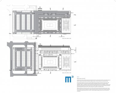 Architektonická soutěž na Centrum halových sportů - 3. místo